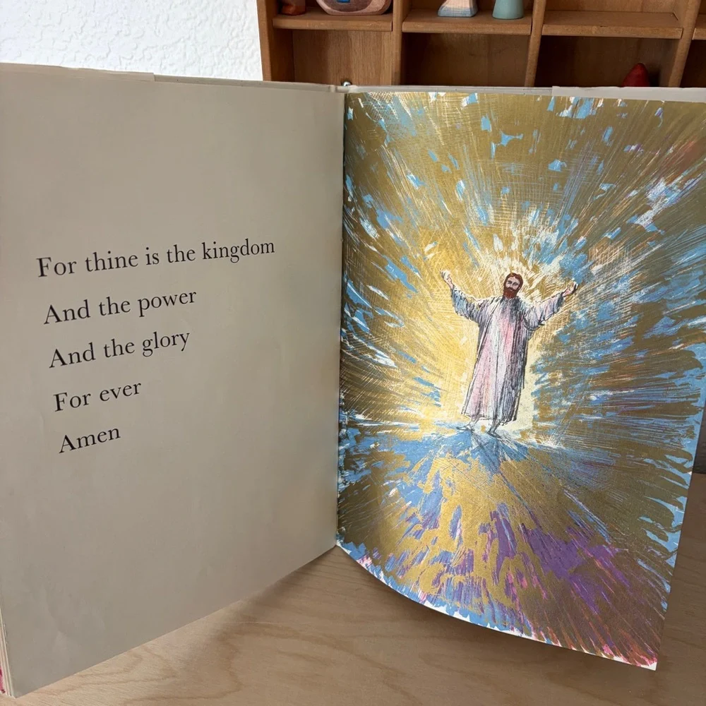 VINTAGE | The Lord’s Prayer Children’s Illustrated Hardcover Book